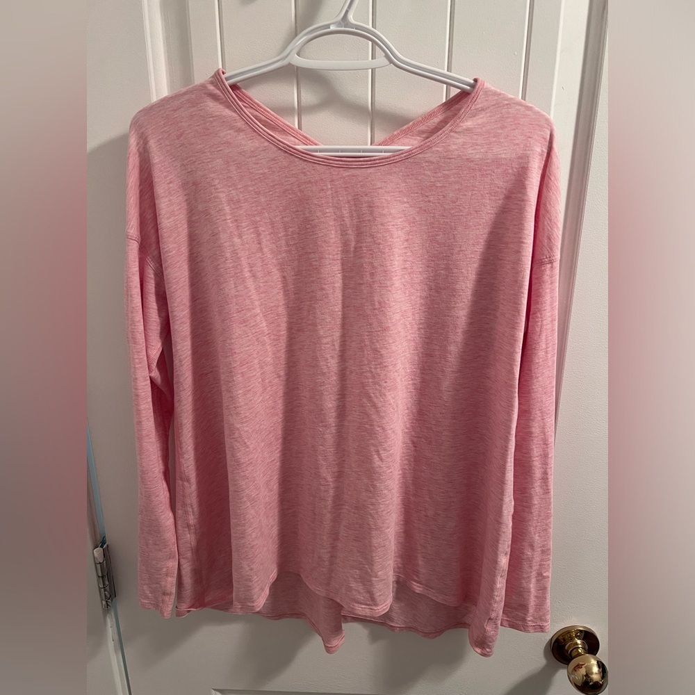 lululemon athletica Pink Long Sleeve Tee